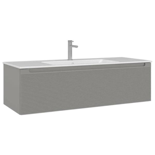 Dulap cu lavoar Orka Olbia 120 Pe perete / MDF / Matte Cashmere photo 1
