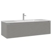 Dulap cu lavoar Orka Olbia 120 Pe perete / MDF / Matte Cashmere