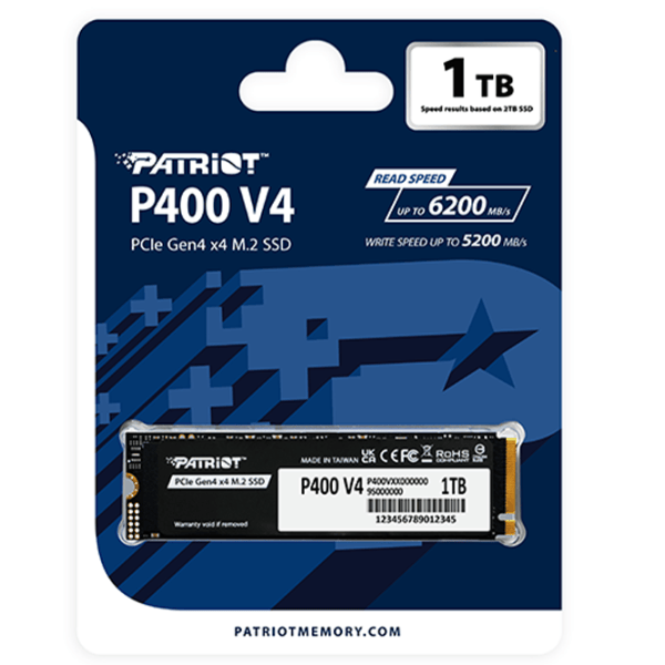SSD Patriot P400 V4 2 TB M.2 NVMe photo 4