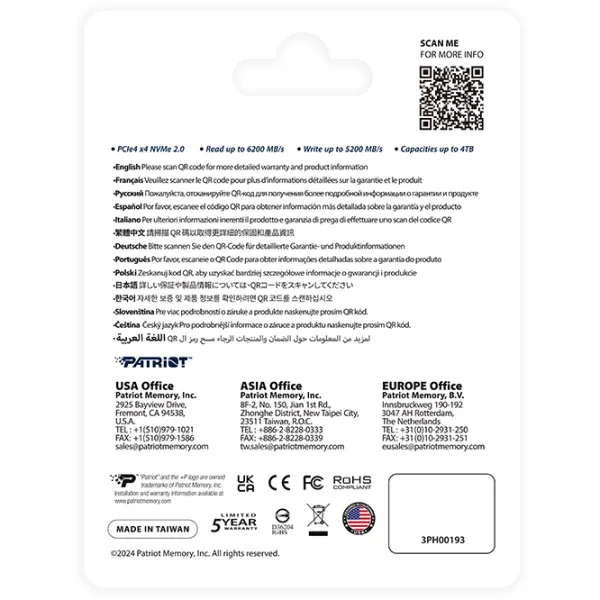 SSD Patriot P400 V4 2 TB M.2 NVMe photo 5