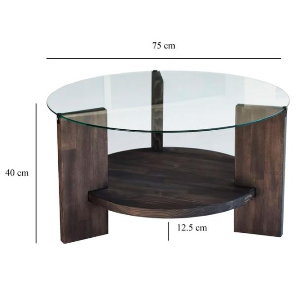 Журнальный столик Trendy Mondo GTR000805 Antracit photo 4