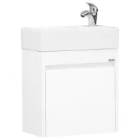 Dulap cu lavoar Orka New Yedisu 45 Pe perete / MDF / White