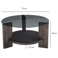 Măsuță de cafea Trendy Mondo GTR000806 Antracit photo 7