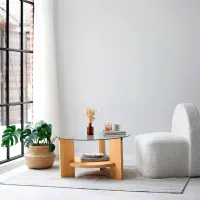 Măsuță de cafea Trendy Mondo GTR000807 Stejar Sonoma photo 2