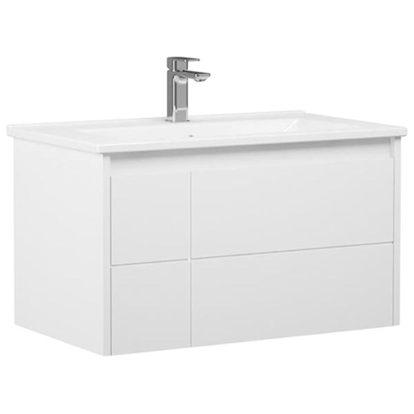 Dulap cu lavoar Orka New Likya 80 Pe perete / MDF / White Matt photo 1