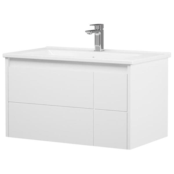 Dulap cu lavoar Orka New Likya 80 Pe perete / MDF / White Matt photo 2