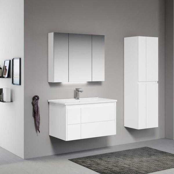 Dulap cu lavoar Orka New Likya 80 Pe perete / MDF / White Matt photo 4