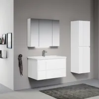 Dulap cu lavoar Orka New Likya 80 Pe perete / MDF / White Matt photo 4
