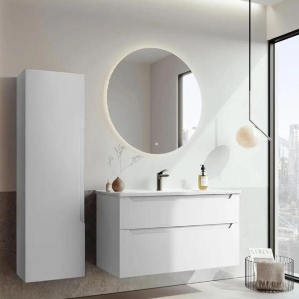 Dulap cu lavoar Orka Messina 100 Pe perete / MDF / Matte Cashmere photo 4