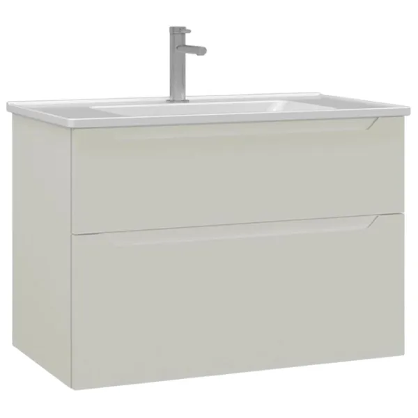 Dulap cu lavoar Orka Messina 85 Pe perete / MDF / Matte Cashmere photo 1