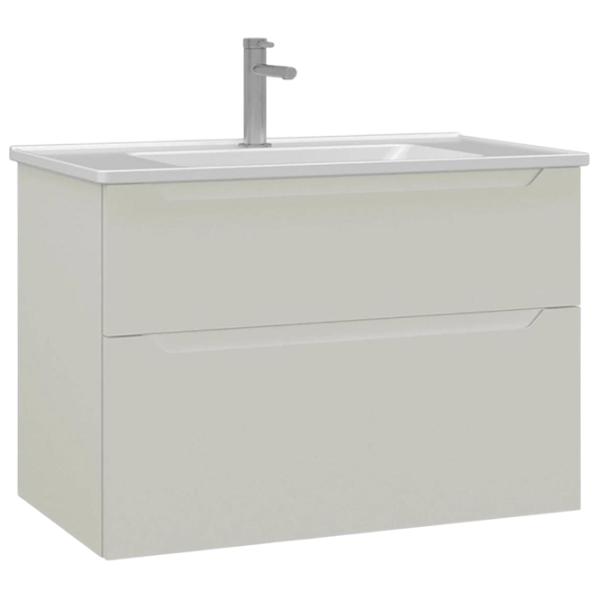 Dulap cu lavoar Orka Messina 85 Pe perete / MDF / Matte Cashmere photo 1