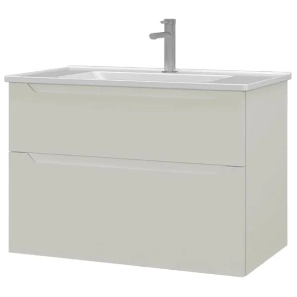 Dulap cu lavoar Orka Messina 85 Pe perete / MDF / Matte Cashmere photo 2