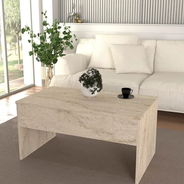 Măsuță de cafea Trendy Akilli GTR006098 Travertine photo 5