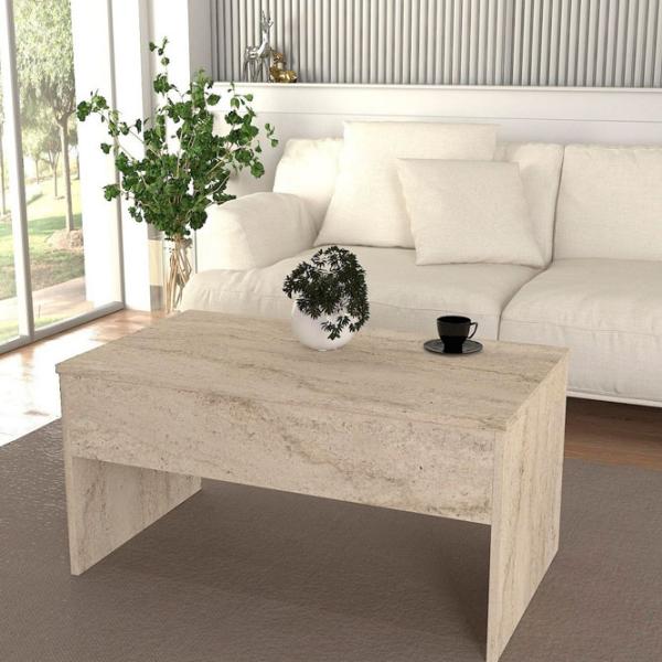 Măsuță de cafea Trendy Akilli GTR006098 Travertine photo 5