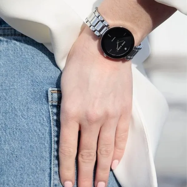 Наручные часы для женщин ANNE KLEIN AK/1363BKSV Кварцевый / 32 мм photo 5