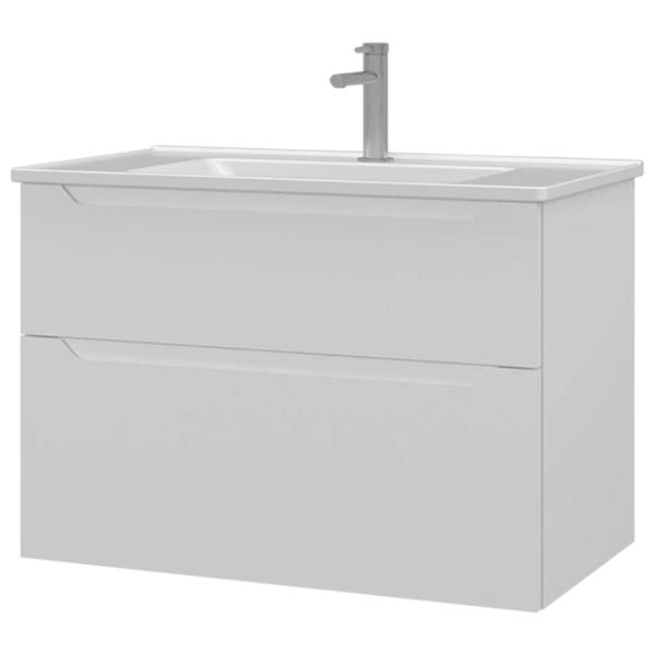 Dulap cu lavoar Orka Messina 85 Pe perete / MDF / White photo 1