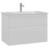 Dulap cu lavoar Orka Messina 85 Pe perete / MDF / White photo 2