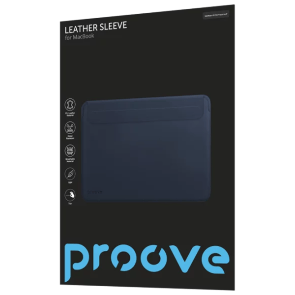 Husă pentru laptop Proove Leather Sleeve 13.3" / Blue photo 2