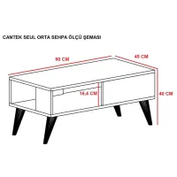 Журнальный столик Trendy Seul GTR006106 Белый photo 5