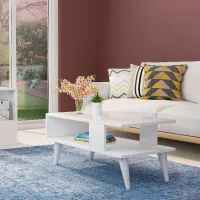 Măsuță de cafea Trendy Ayca GTR006107 White photo 3