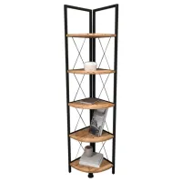 Стеллаж Bofigo 5663533 159.5 x x 33.5см cm / Металл / Black