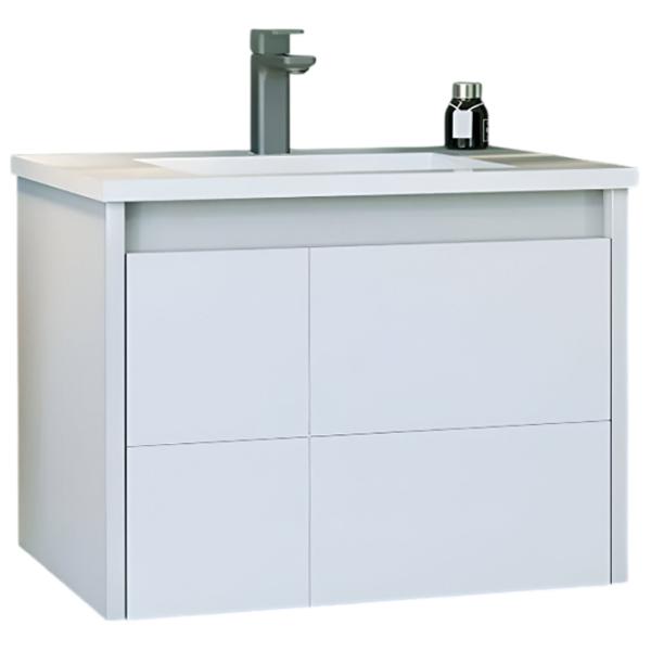 Dulap cu lavoar Orka New Likya 80 Pe perete / MDF / White photo 1