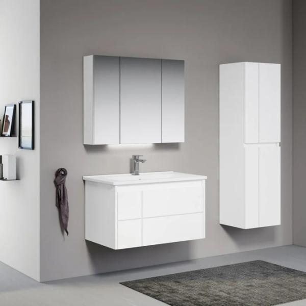 Dulap cu lavoar Orka New Likya 80 Pe perete / MDF / White photo 3