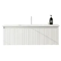 Dulap cu lavoar Orka Salina 100 Pe perete / MDF / White Matt photo 3