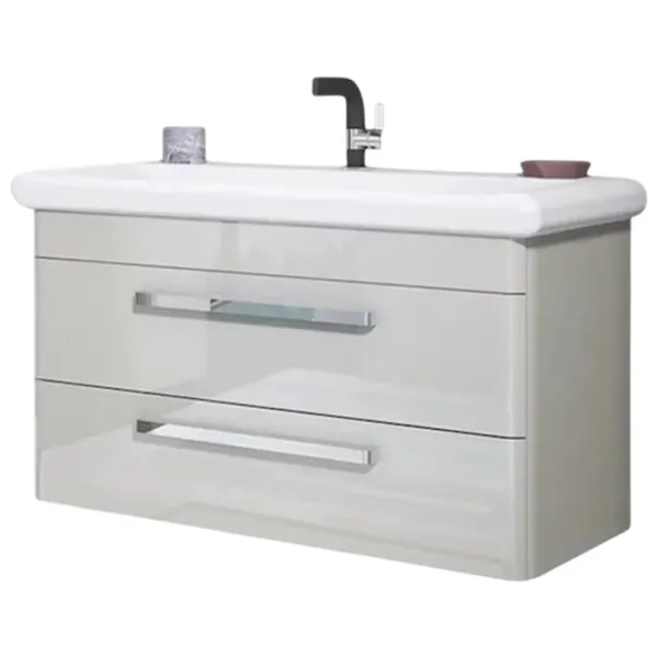 Dulap cu lavoar Orka Rose 80 Pe perete / MDF / White photo 1