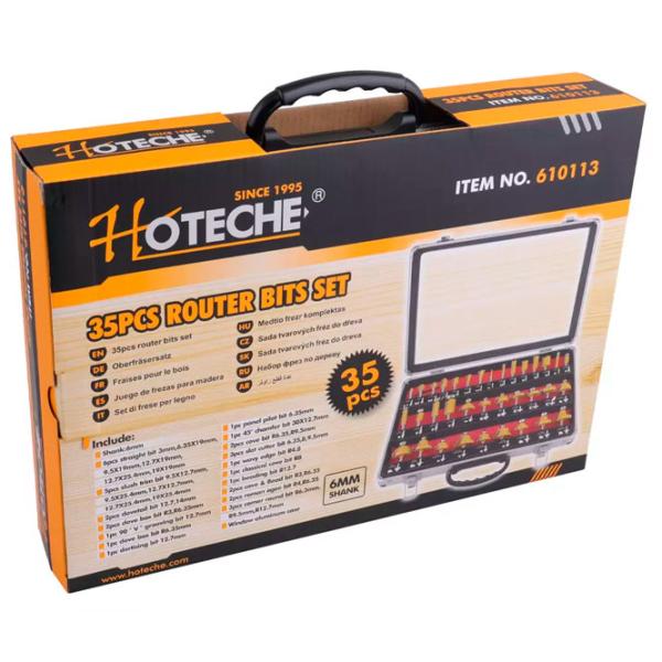 Set de freze Hoteche 610113 Oțel photo 8