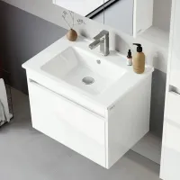 Dulap cu lavoar Orka Arno 65 Pe perete / MDF / White photo 4
