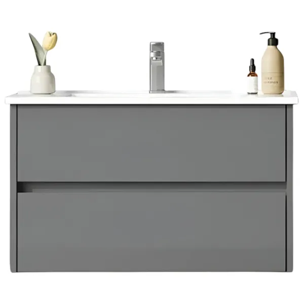 Dulap cu lavoar Orka Arno 100 Pe perete / MDF / Gray photo 1