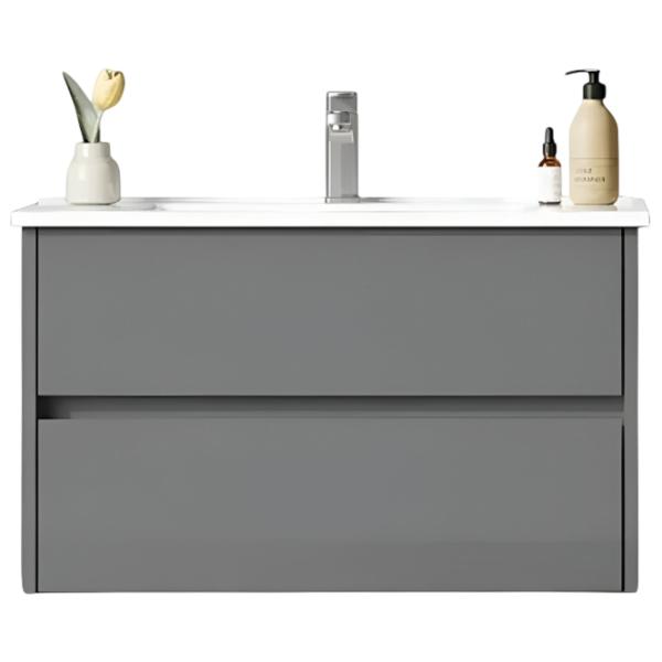 Dulap cu lavoar Orka Arno 100 Pe perete / MDF / Gray photo 1