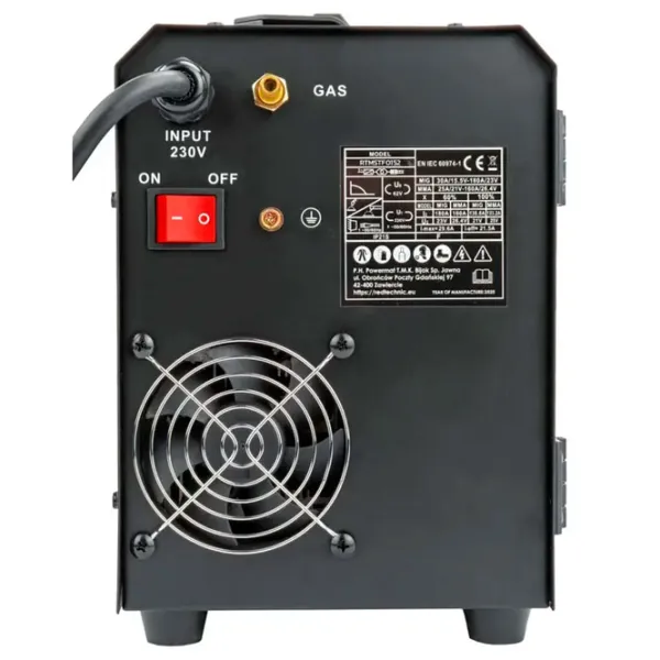 Сварочный аппарат Red Technic RTMSTF0152 220 В ММА+MIG+MAG+TIG / Черный photo 4