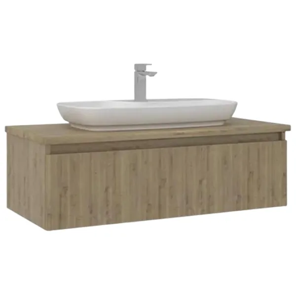 Dulap cu lavoar Orka Lentia 100 Pe perete / MDF / Beige photo 1