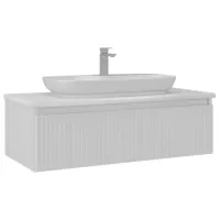Dulap cu lavoar Orka Lentia 100 Pe perete / MDF / White