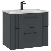 Dulap cu lavoar Orka Bari 65 Pe perete / MDF / Anthracite
