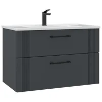Dulap cu lavoar Orka Bari 100 Pe perete / LPAL / Anthracite