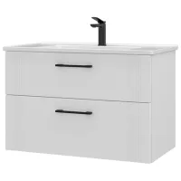Dulap cu lavoar Orka Bari 100 Pe perete / LPAL / White photo 2