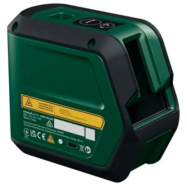 Лазерный нивелир Bosch 0603663GZ0 Линейный / Аккумулятор photo 2