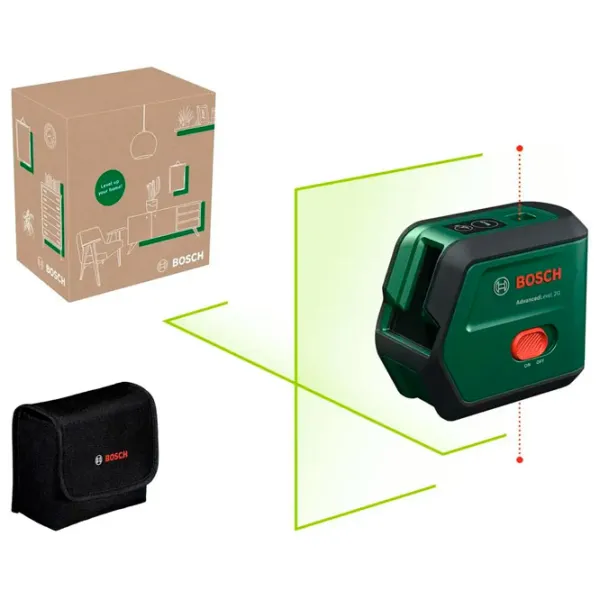 Лазерный нивелир Bosch 0603663GZ0 Линейный / Аккумулятор photo 4