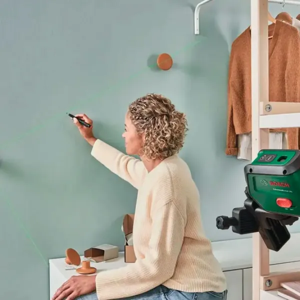 Лазерный нивелир Bosch 0603663GZ0 Линейный / Аккумулятор photo 5