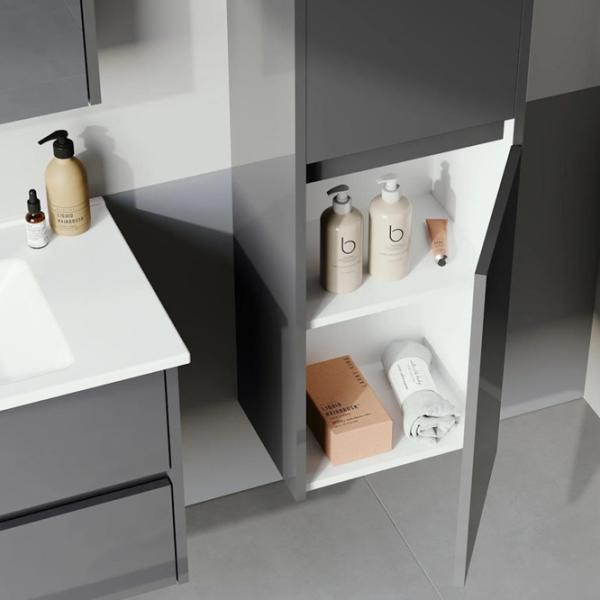 Dulap penal Orka Arno 40 Pe perete / MDF / Gray photo 3
