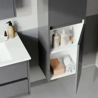 Dulap penal Orka Arno 40 Pe perete / MDF / Gray photo 3