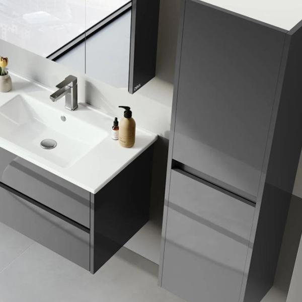 Dulap penal Orka Arno 40 Pe perete / MDF / Gray photo 4