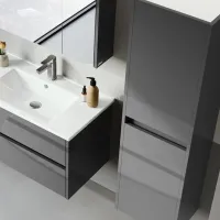 Dulap penal Orka Arno 40 Pe perete / MDF / Gray photo 4