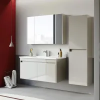 Dulap penal Orka Arno 40 Pe perete / MDF / Cashmere photo 5