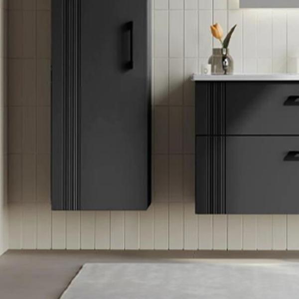 Dulap penal Orka Bari 40 Pe perete / MDF / Anthracite photo 3