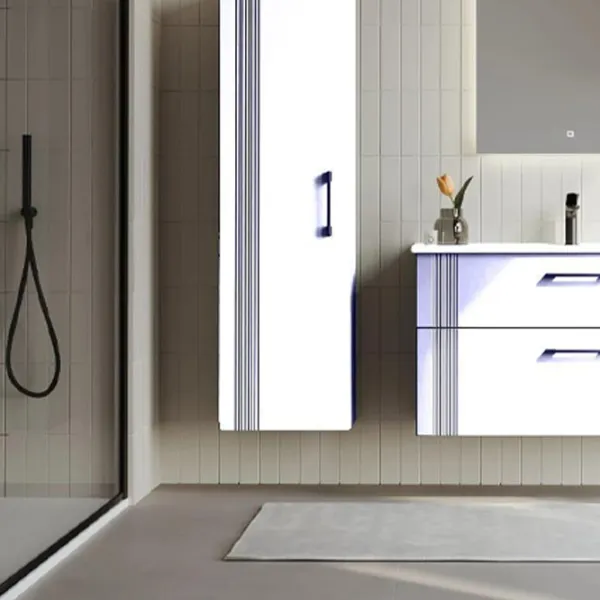 Dulap penal Orka Bari 40 Pe perete / MDF / White photo 4