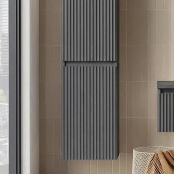 Dulap penal Orka Lentia 40 Pe perete / MDF / Anthracite photo 3